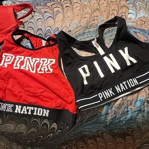 2 vs pink sports bras